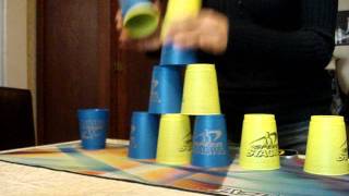 Speed Stacks 2Color Shuffle Dodge Cycle Record [upl. by Nerha541]