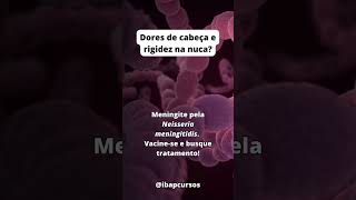 Dores de cabeça e rigidez na nuca reels shorts microbiologia [upl. by Nnaylloh]