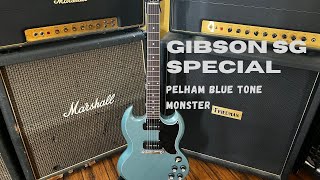 Gibson SG Special  Pelham Blue  Review And Demo [upl. by Ennayram899]