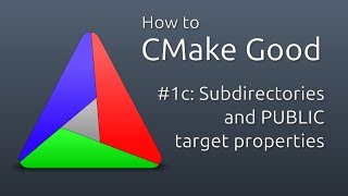 How to CMake Good  1c  Subdirectories and Target Interface Properties [upl. by Earleen]