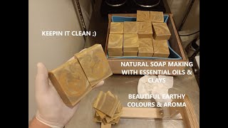 Making Earthy Patchouli Cedarwood amp Petitgrain Soap  Cold Process Soap Tutorial  Dawn Organics [upl. by Buskirk710]