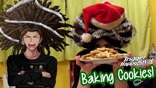 Baking Christmas Cookies with Yasuhiro Danganronpa Cosplay Video [upl. by Ihcalam836]