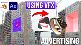 How To Create CGI Ads Using VFX in Blender  Blender VFX Tutorial [upl. by Terence]