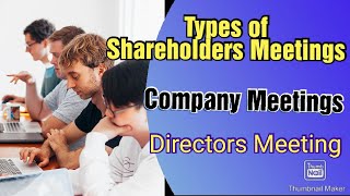 shareholders meeting Types of Shareholders meetings how shareholders conduct meetings [upl. by Ailati967]