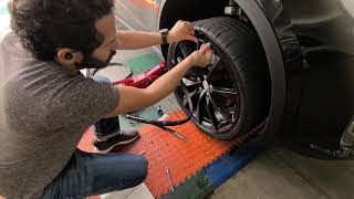 Alloy Gator Protective Rim Installation on Tesla model X [upl. by Mickelson700]