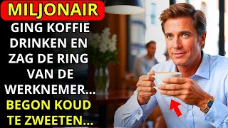 DE MILJONAIR GING EEN KOFFIE DRINKEN EN BIJ HET ZIEN VAN DE RING VAN DE WERKNEMER BEGON HIJ KOUDE [upl. by Muir]