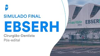 Simulado Final EBSERH – CirurgiãoDentista – Pósedital – Correção [upl. by Aelber695]