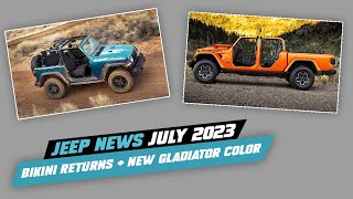 2 Jeep Colors Announced For Wrangler amp Gladiator  Jeep News July [upl. by Oriane]