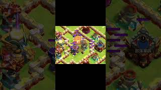 Encountered a dense formation How to fight 🔥🤍 clashofclans coc gaming shorts [upl. by Mandeville636]