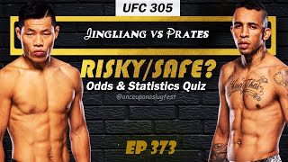 UFC 305 Predictions Odds amp Statistics Li Jingliang vs Carlos Prates  EP 373 [upl. by Nady]