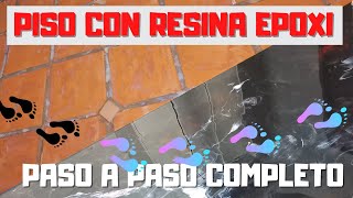 PISO DE RESINA EPOXI PASO A PASO como aplicar [upl. by Asare]