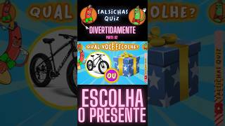 😍🤢😡ESCOLHA UM PRESENTE  DIVERTIDA MENTE parte 2 divertidamente qualvcescolhe [upl. by Lantha]