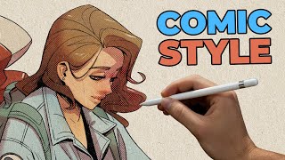 How to draw comic book style illustrations [upl. by Ravahs]