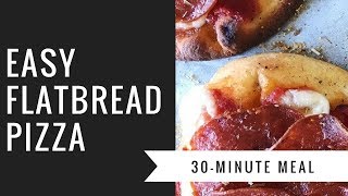 Ridiculously Easy Flatbread Pizza Recipe [upl. by Johppa167]