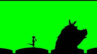 Timon and Pumbaa Interrupt 7 Green Screen [upl. by Aliek]