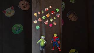 Spider man Vs hulk Vs dame tu cosita alian song amp monkey motu patila amp set right head 🤪 viral [upl. by Persons]