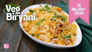 Vegetable Biryani  वेज बिरयानी घर पे  Quick amp Easy Veg Biryani  Kunal Kapur  RiceLunchDinner [upl. by Ailin]