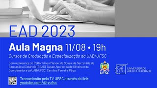 Aula Magna dos cursos EAD da UABUFSC [upl. by Nnaarual827]