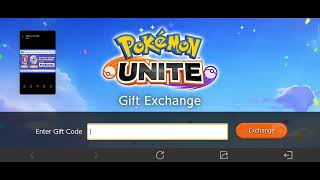 POKEMON GIFT CODE quotPOKEDAY24quot HOW TO CLAIM GIFT CODE IN POKEMON UNITE [upl. by Shute]