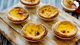 How to Make Portuguese Custard Egg Tarts  超好吃的葡式蛋挞  Pastéis de Nata 89 [upl. by Anneuq]