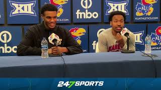 Rylan Griffen and David Coit look forward to Kansas vs North Carolina [upl. by Zerep]