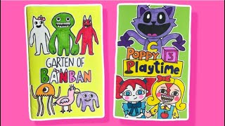 HAZ UN LIBRO PARA JUGAR  Garten of ban ban y Poppy Playtime Biggies [upl. by Eanore]