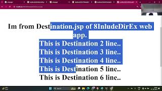 50 JSP Web application to work with include directive tag  JSP Tutorial  2024 10 17 19 50 47 [upl. by Thea]