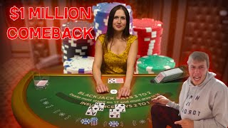 CRAZIEST BLACKJACK SESSION EVER HUGE COMEBACK [upl. by Mccandless]