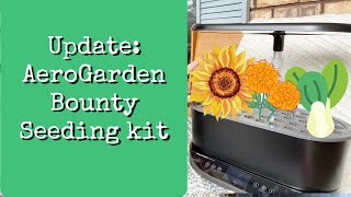 AeroGarden Bounty Seed Kit Update and Follow Along Video aerogarden seedkit [upl. by Aizatsana]