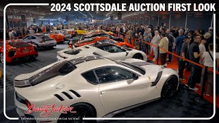 2024 Scottsdale Auction First Look  BARRETTJACKSON 2024 [upl. by Nivert90]