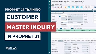 Prophet 21 Tutorial  The Ultimate Guide to Customer Master Inquiry [upl. by Annairda]