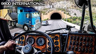 9800 international cabover Quiet windshield time [upl. by Ysdnil]