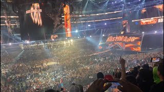 Stone cold Steve Austin live return and reaction Wrestlemania night 2 CRAZY POP [upl. by Asiul]