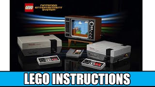 LEGO Instructions How to Build Nintendo Entertainment System  71374 LEGO SUPER MARIO [upl. by Ennahteb]