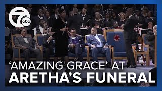 Jennifer Hudson performs Amazing Grace at Aretha Franklins funeral [upl. by Katina]