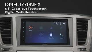 Pioneer DMH1770NEX  System Overview [upl. by Anialahs513]