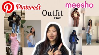 I bought Pinterest clothes from meesho🌷💗✨ meesho haul  honest reviews smash or trash 🩷🗑️ [upl. by Ettezzil]