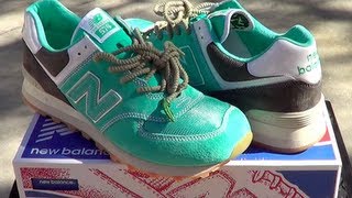 Oshmans x Mita x New Balance quotMojitoquot 574 Review [upl. by Maryjane]