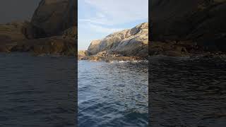 Waves against rocks on the Swedish west coast [upl. by Aillemac135]