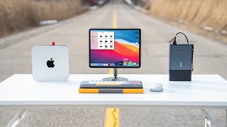 The Ultimate Mac Mini and iPad Pro Setup  Extremely Portable [upl. by Ecaj]