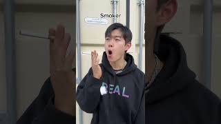 Normal vs Smoker tiktok beatbox [upl. by Lyrpa339]