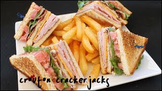 How to Make Club Sandwiches  Club Sandwich Recipe [upl. by Salomon]