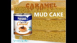 Caramel Mud Cake Recipe Perfect for sculpted Cakes [upl. by Chilt]