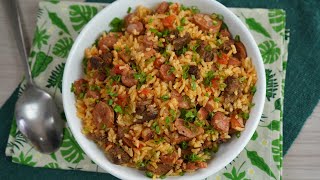 Arroz Carreteiro com sobras de Churrasco [upl. by Dyane138]