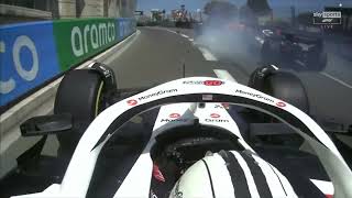 F1 Monaco 2024 Perez Crash [upl. by Ferris]