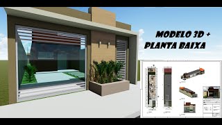 PLANTA DE CASA  LOTE 6X30 [upl. by Bohman]