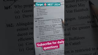 Organism and population class 12 NEET PYQ SERIES Biology neet ncert aiimsdelhi neetmotivation [upl. by Butcher]