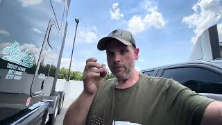 Quick and simple PACCAR MX13 AC highlow pressure sensor replacement on 2020 Peterbilt 579 [upl. by Yellas]