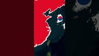 ¿Y si Corea del Norte no existiera korea viral maps mapper fyp fy northkorea learn [upl. by Monney]