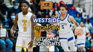 THOMSON at WESTSIDE GA  FULL GAME HIGHLIGHTS  January 23 2023 [upl. by Maryly]